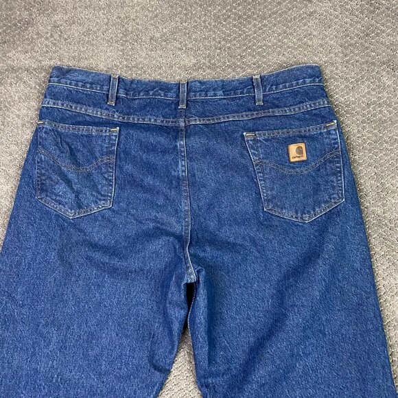 Carhartt B17 DST Relaxed Fit Jeans Men's 44 x 30 Measures 43 x 30 Blue Cotton - Picture 5 of 13